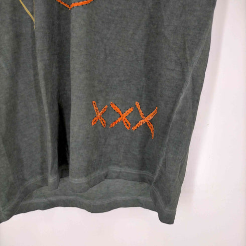 ロストインアルビオン LOST IN ALBION イタリア製 刺繍 ポケット クルーネックTシャツ メンズ JPN:M