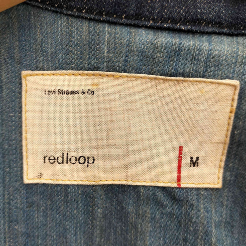 リーバイス Levis 00S REDLOOP リメイク加工 継ぎ接ぎ デニム カバーオール ジャケット 02年製 メンズ import:M