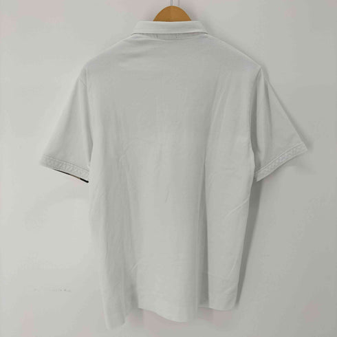バーバリーブラックレーベル BURBERRY BLACK LABEL S/S コットンポロシャツ メンズ LL