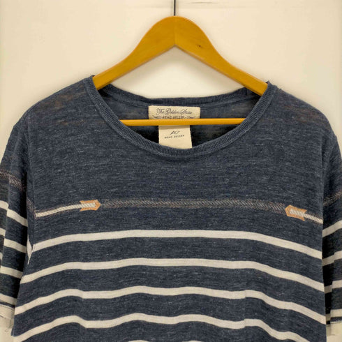 レミレリーフ REMI RELIEF リネンボーダーTシャツ メンズ L
