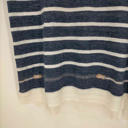 レミレリーフ REMI RELIEF リネンボーダーTシャツ メンズ L