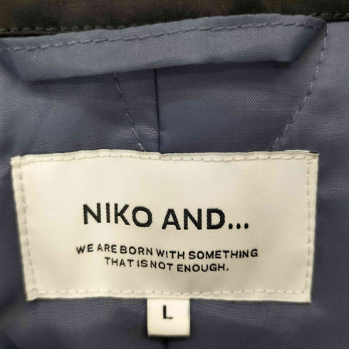 ニコアンド niko and... ビックステンカラーコート メンズ JPN:L