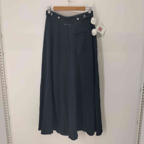 エムエムシックスメゾンマルジェラ MM6 Maison Margiela 16AW インディゴ染め ロングスカート レディース EUR:38