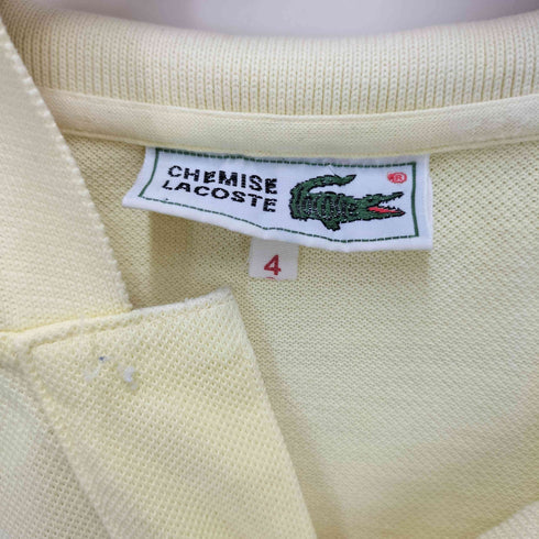 シュミーズラコステ CHEMISE LACOSTE ワンポイント 刺繍 S/S ポロシャツ メンズ 4