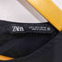 ザラ ZARA フリル付きポプリンブラウス レディース import:L