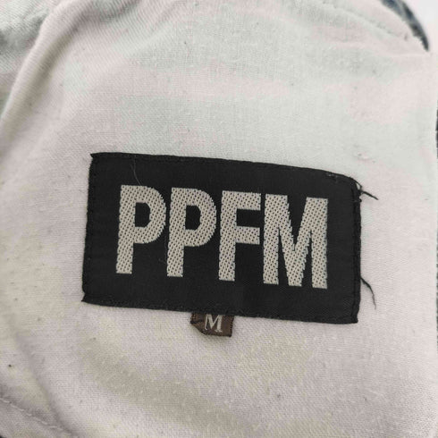 ピーピーエフエム PPFM 2重構造 デニムパンツ パッチワーク メンズ JPN:M