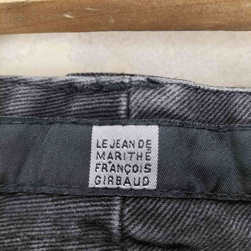 マリテフランソワジルボー MARITHE FRANCOIS GIRBAUD 90~00S ブラックシャトルデニムパンツ メンズ 42M
