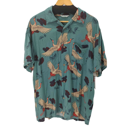 レーヨン100% S/S 和柄アロハシャツ メンズ 3L