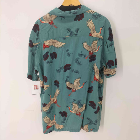 レーヨン100% S/S 和柄アロハシャツ メンズ 3L