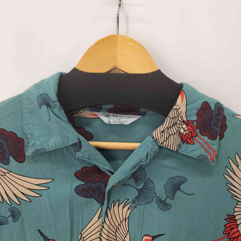 レーヨン100% S/S 和柄アロハシャツ メンズ 3L