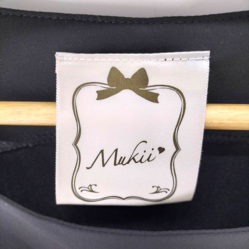 MUKII フロントフリルタンクトップワンピース レディース