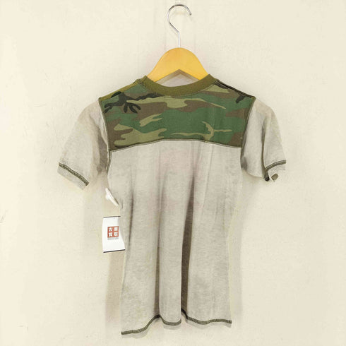 FRESH KARMA 迷彩 ユニコーン リメイク クルーネックTシャツ レディース import:L