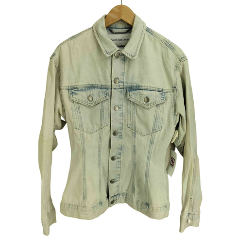 カルバンクラインジーンズ Calvin Klein Jeans Classic Lowerimpact Wash ケミカルウォッシュ デニムジャケット メンズ import:S