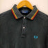 フレッドペリー FRED PERRY ロゴ刺繍 ティップラインポロシャツ 月桂樹別カラー メンズ import:M