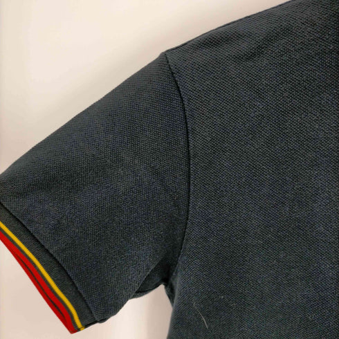 フレッドペリー FRED PERRY ロゴ刺繍 ティップラインポロシャツ 月桂樹別カラー メンズ import:M