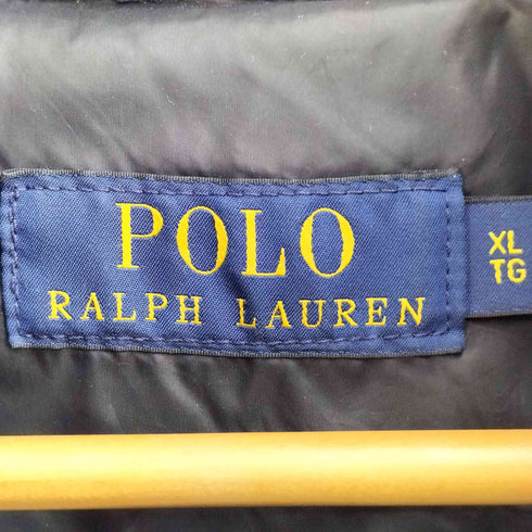 ポロラルフローレン POLO RALPH LAUREN ポニー刺繍 ナイロン ライトダウンジャケット メンズ import:XL