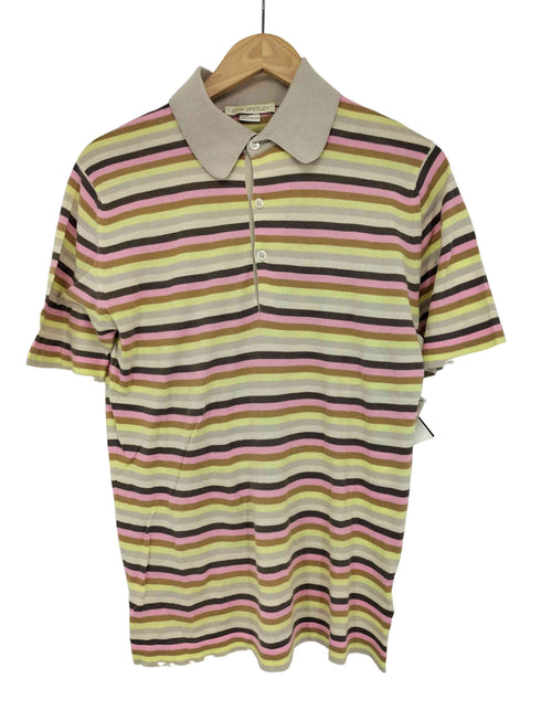 ジョンスメドレー JOHN SMEDLEY イングランド製 ボーダー ニットポロ メンズ import:S