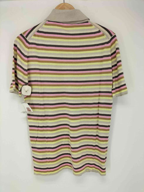ジョンスメドレー JOHN SMEDLEY イングランド製 ボーダー ニットポロ メンズ import:S
