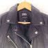 ザラ ZARA フェイクレザー ダブルライダースジャケット レディース JPN:S