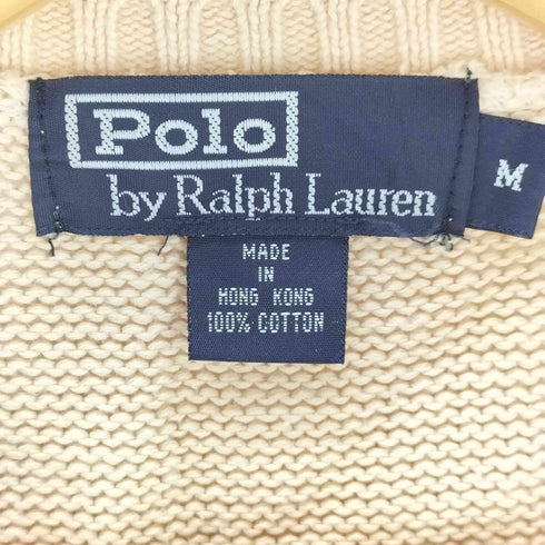 ポロバイラルフローレン Polo by RALPH LAUREN 90s コットン ニットベスト レディース JPN:M