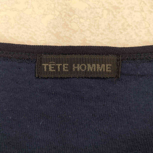 テットオム TETE HOMME ヘンリーネック ラグランスリーブカットソー メンズ JPN:M