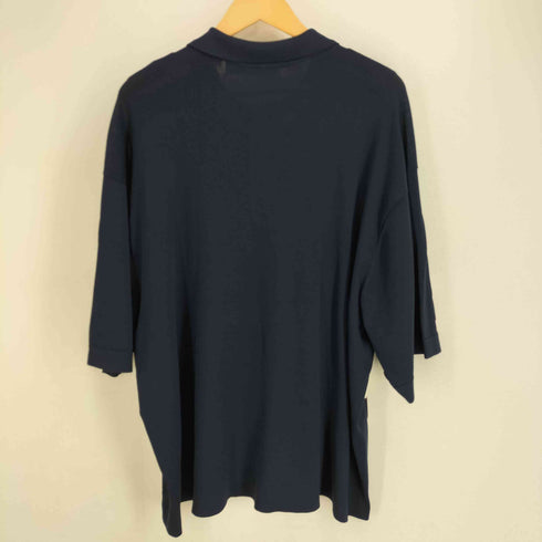ジーユー GU 25SS ニットポロシャツ 5分袖 メンズ 3XL