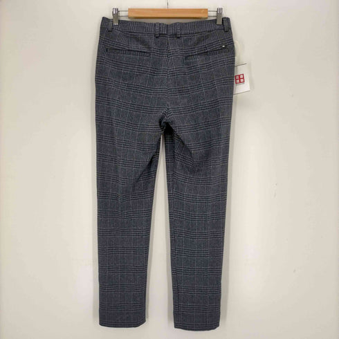 ザラ ZARA 4WAY STRETCH COMFORT KNIT チェック シングルブレスト 2B テーラードジャケットセットアップ メンズ 46