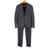 ザラ ZARA 4WAY STRETCH COMFORT KNIT チェック シングルブレスト 2B テーラードジャケットセットアップ メンズ 46