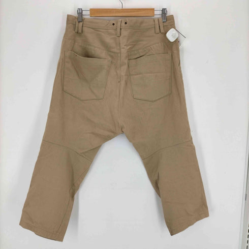 スズキタカユキ suzuki takayuki 立体裁断 クロップド ボタンフライサルエルチノパンツ メンズ JPN:2