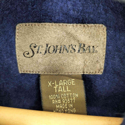 セントジョンズベイ STJOHNS BAY フラップポケット L/S ウールシャツ メンズ JPN:XL