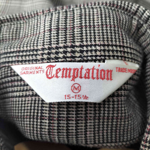 テンプテーション Temptation S/S チェックシャツ メンズ import:M