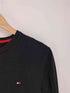 トミーヒルフィガー TOMMY HILFIGER ロゴ刺繍 クルーネック長袖Tシャツ メンズ SP