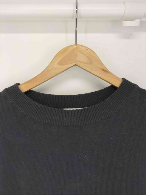 N NUMBER ヘビーウェイトビッグシルエットロゴ刺繍サイドスリットニットベスト レディース 2