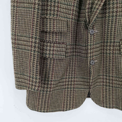 ポロバイラルフローレン Polo by RALPH LAUREN 90S チェック 2B テーラードジャケット メンズ