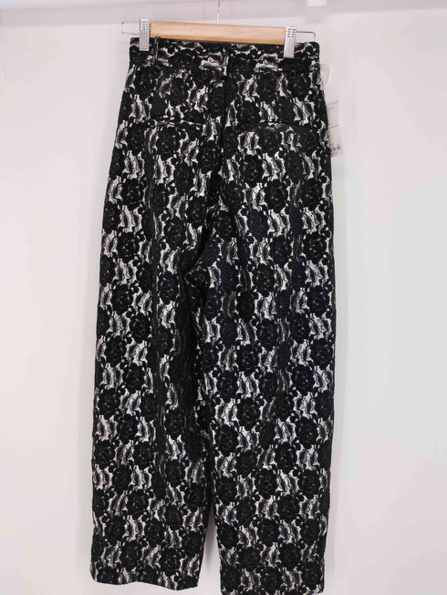 メゾンスペシャル MAISON SPECIAL Metallic Lace Pants レディース 36