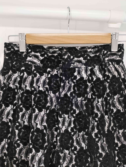 メゾンスペシャル MAISON SPECIAL Metallic Lace Pants レディース 36