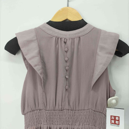 グレイル GRL 楊柳シフォンフリルフレアワンピース レディース JPN:S