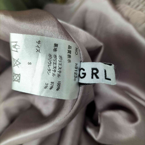 グレイル GRL 楊柳シフォンフリルフレアワンピース レディース JPN:S