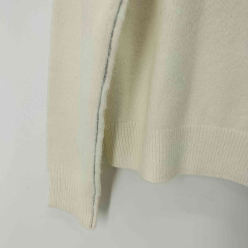 Matin Kim フロントロゴ クルーネックニット レディース import:S