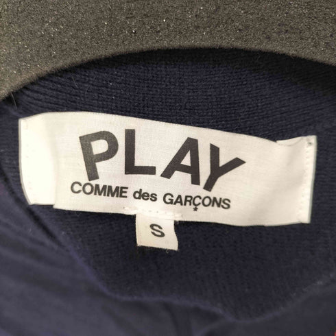 プレイコムデギャルソン PLAY COMME des GARCONS ハートワッペンウールカーディガン レディース JPN:S