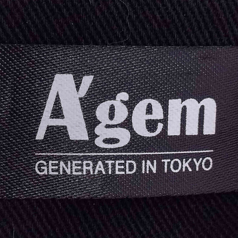 エージェム Agem 総柄 モッズコート メンズ