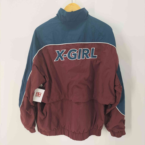 エックスガール X-girl CONTRAST PIPNG JACKET レディース import:M