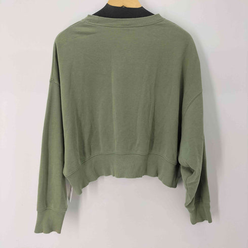 ナイキ NIKE AS W NSW PHNX FLC OOS CREW OIL GREEN レディース import:M