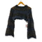 シーイン SHEIN シャギーメッシュクロップドニット レディース XS