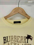 バーバリーブラックレーベル BURBERRY BLACK LABEL ホースロゴ刺繍 ロゴプリントTシャツ メンズ JPN:3