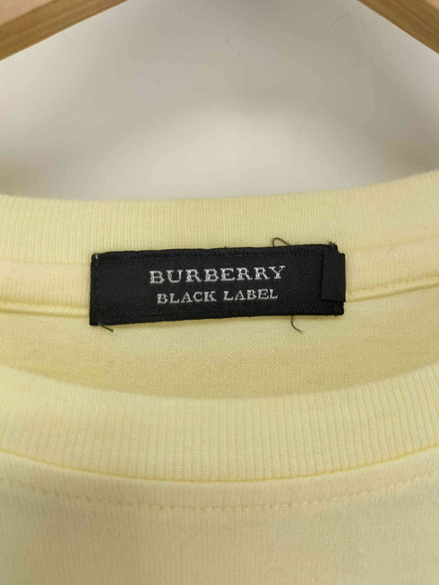 バーバリーブラックレーベル BURBERRY BLACK LABEL ホースロゴ刺繍 ロゴプリントTシャツ メンズ JPN:3