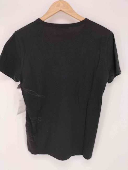 バーバリーブラックレーベル BURBERRY BLACK LABEL ホースロゴプリントTシャツ メンズ JPN:2