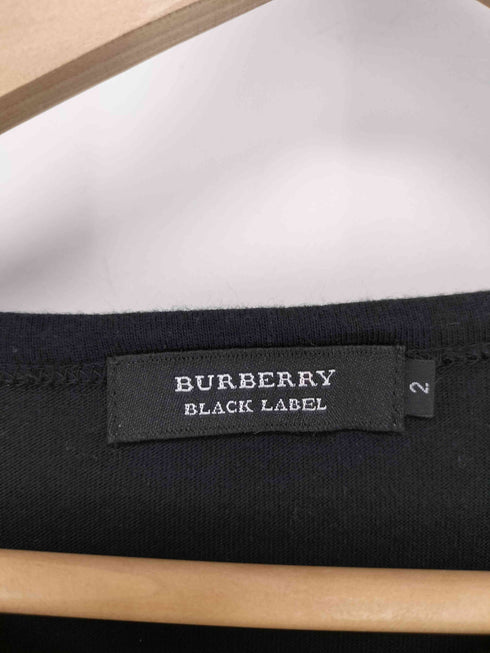 バーバリーブラックレーベル BURBERRY BLACK LABEL ホースロゴプリントTシャツ メンズ JPN:2