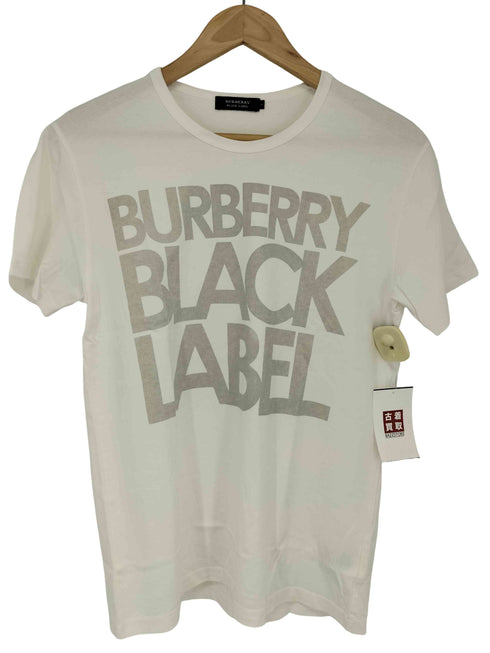 バーバリーブラックレーベル BURBERRY BLACK LABEL ロゴプリントTシャツ メンズ JPN:2