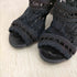 ドルチェアンドガッバーナ DOLCE&GABBANA クロシェ オープントゥ レースブーツ レディース 35 1/2